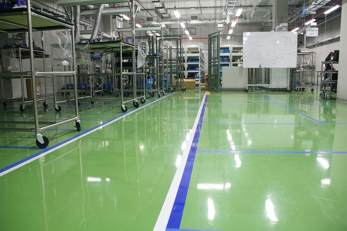 環氧防靜電地坪施工隊是怎么施工的
